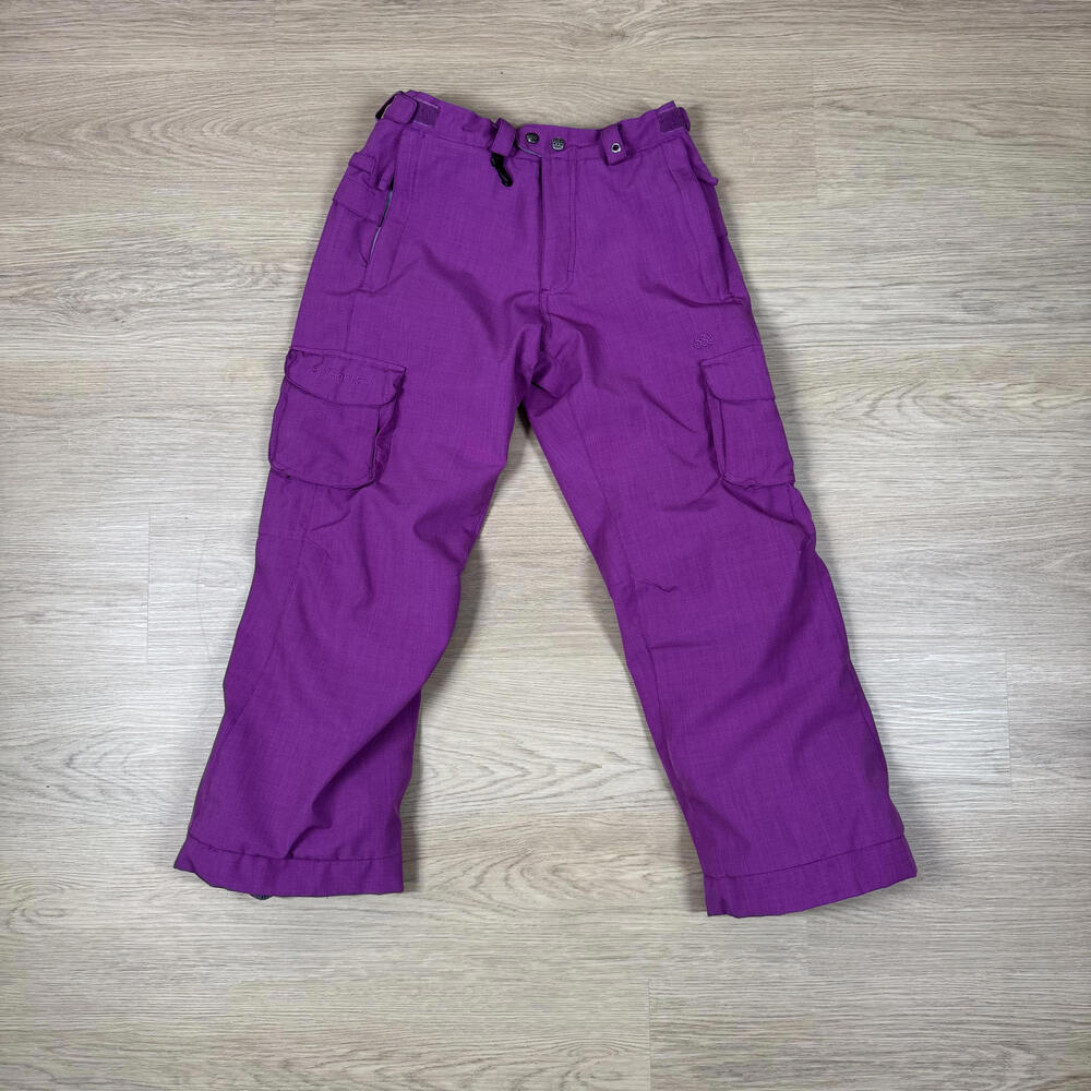 686 Smarty Youth Girls Teen Cargo Snow Pants XL Purple‎ (Missing Liner)